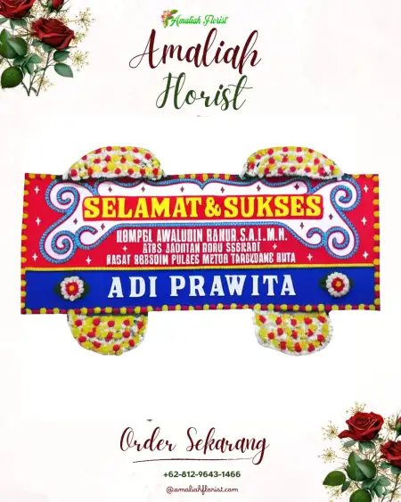 Papan Bunga Ucapan Selamat Pakojan